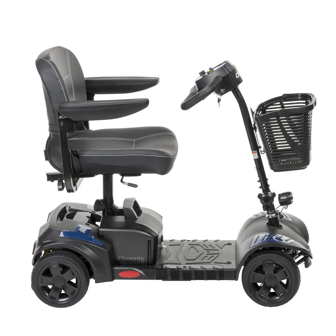 Phoenix 4 Wheel Heavy Duty Scooter by Drive Medical, 20” Wide Seat Includes 5 Year Protection Plan