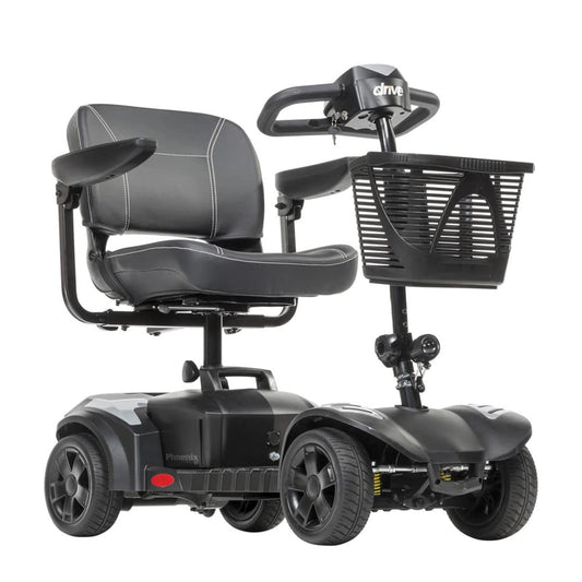 Phoenix 4 Wheel Heavy Duty Scooter by Drive Medical, 20” Wide Seat Includes 5 Year Protection Plan