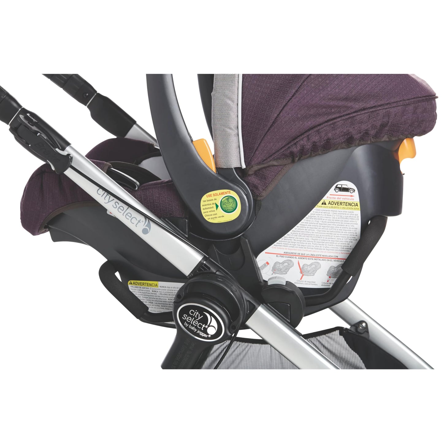 Baby Jogger Chicco/Peg Perego Car Seat Adapter for City Select and City Select LUX Strollers, Black