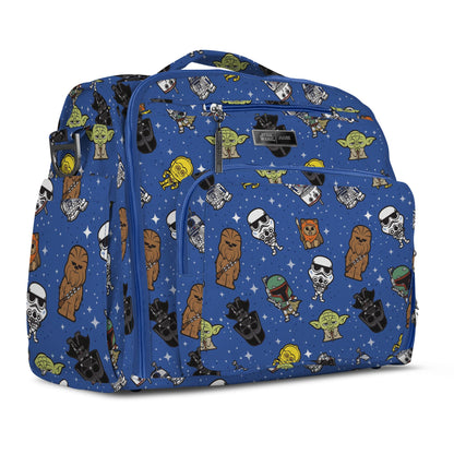 JuJuBe New! B.F.F - STAR WARS™ Galaxy of Rivals, Diaper Bag, Travel Backpack & Large Tote w/Portable Changing Pad, Stroller Hooks & Pockets for Bottles, Diapers, Pacifier, Snacks & Essentials