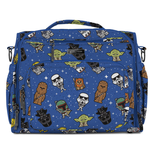 JuJuBe New! B.F.F - STAR WARS™ Galaxy of Rivals, Diaper Bag, Travel Backpack & Large Tote w/Portable Changing Pad, Stroller Hooks & Pockets for Bottles, Diapers, Pacifier, Snacks & Essentials