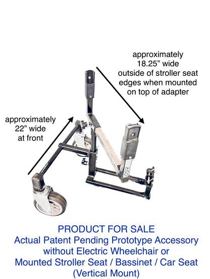 Child Seat Mount for Electric Wheelchair Scooter ECV