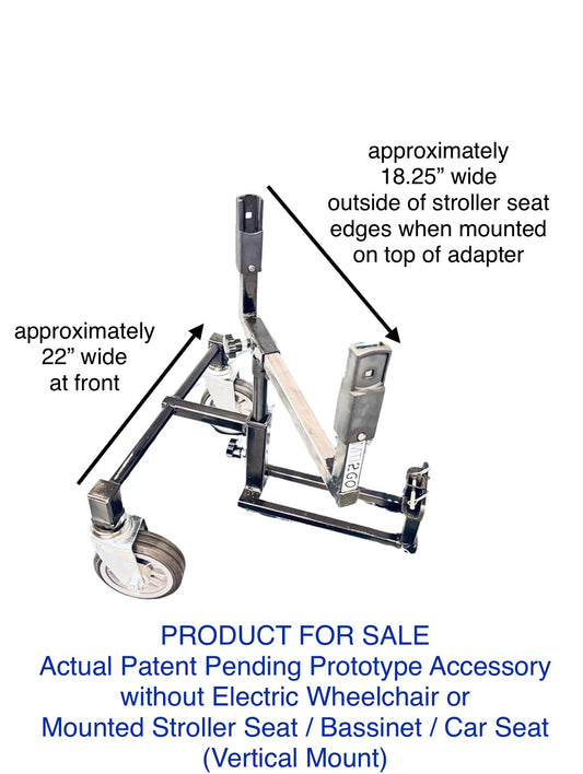 Child Seat Mount for Electric Wheelchair Scooter ECV
