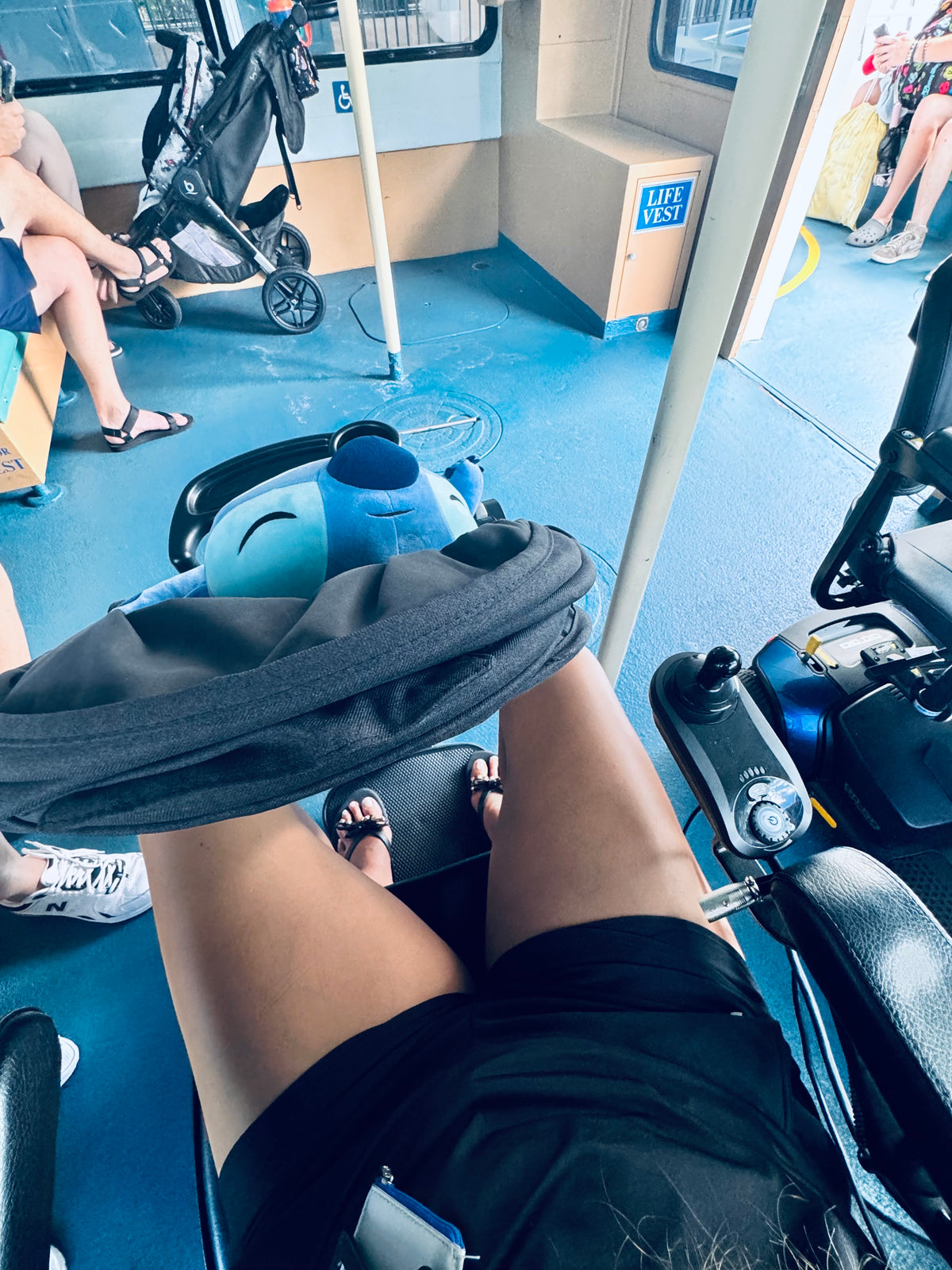 Child Seat Mount for Electric Wheelchair Scooter ECV