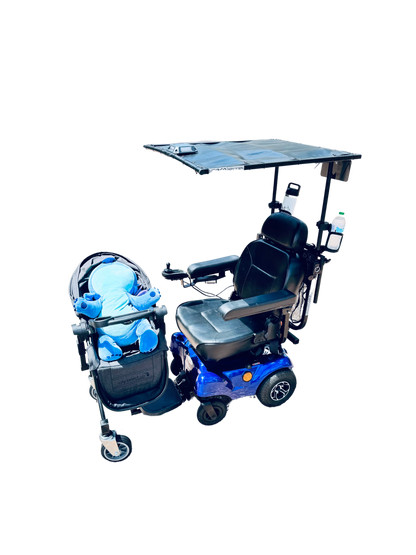 Child Seat Mount for Electric Wheelchair Scooter ECV