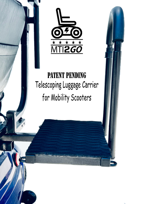 PATENT PENDING - PREORDER - Mobility Scooter / Electric Powerchair Luggage Carrier