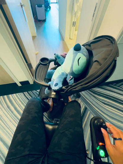 Child Seat Mount for Electric Wheelchair Scooter ECV